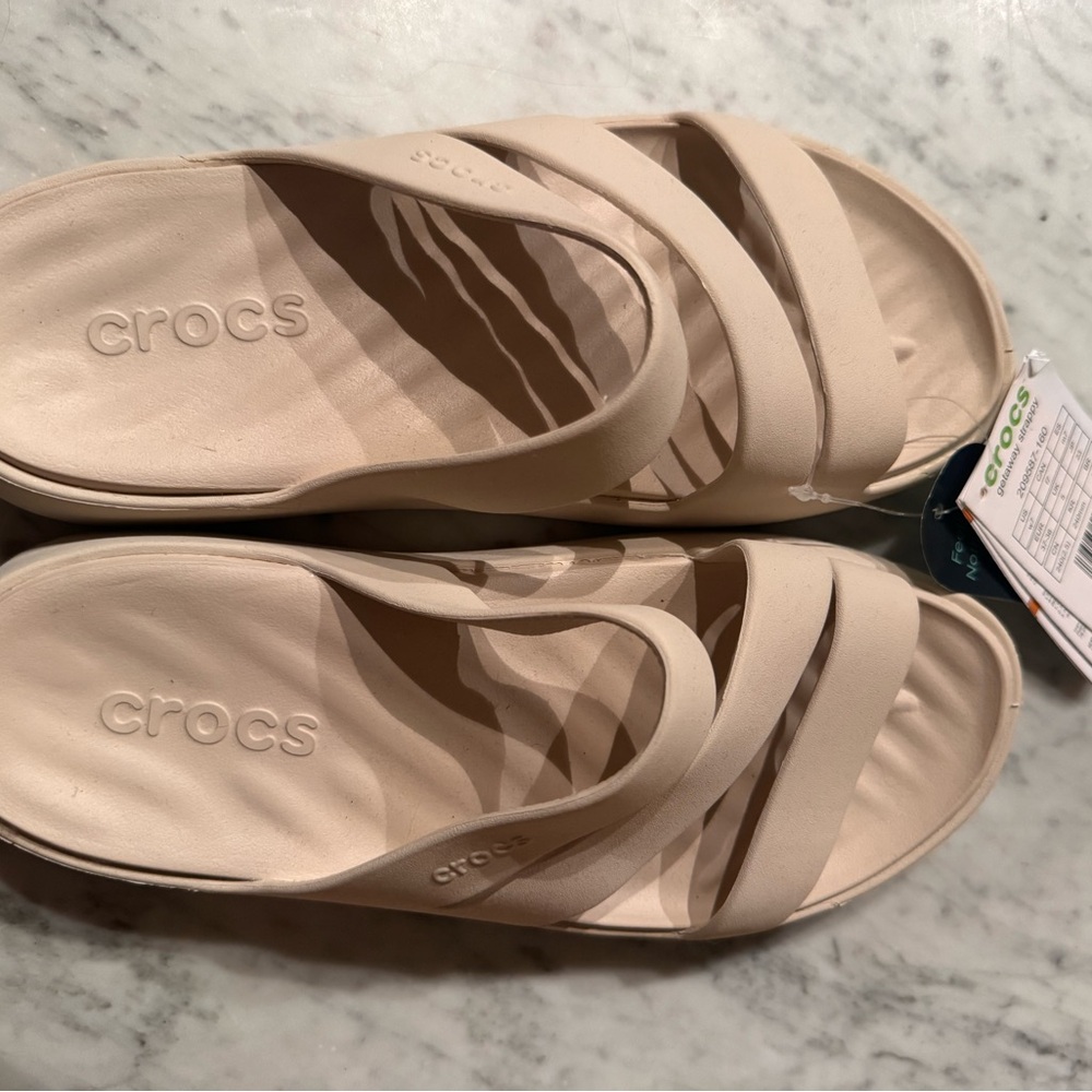 CROCS Women's Cream Sandals